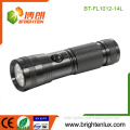 Factory Bulk Sale 3*AAA Battery Powered OEM Portable 14 led Custom Made Metal Led Flashlight